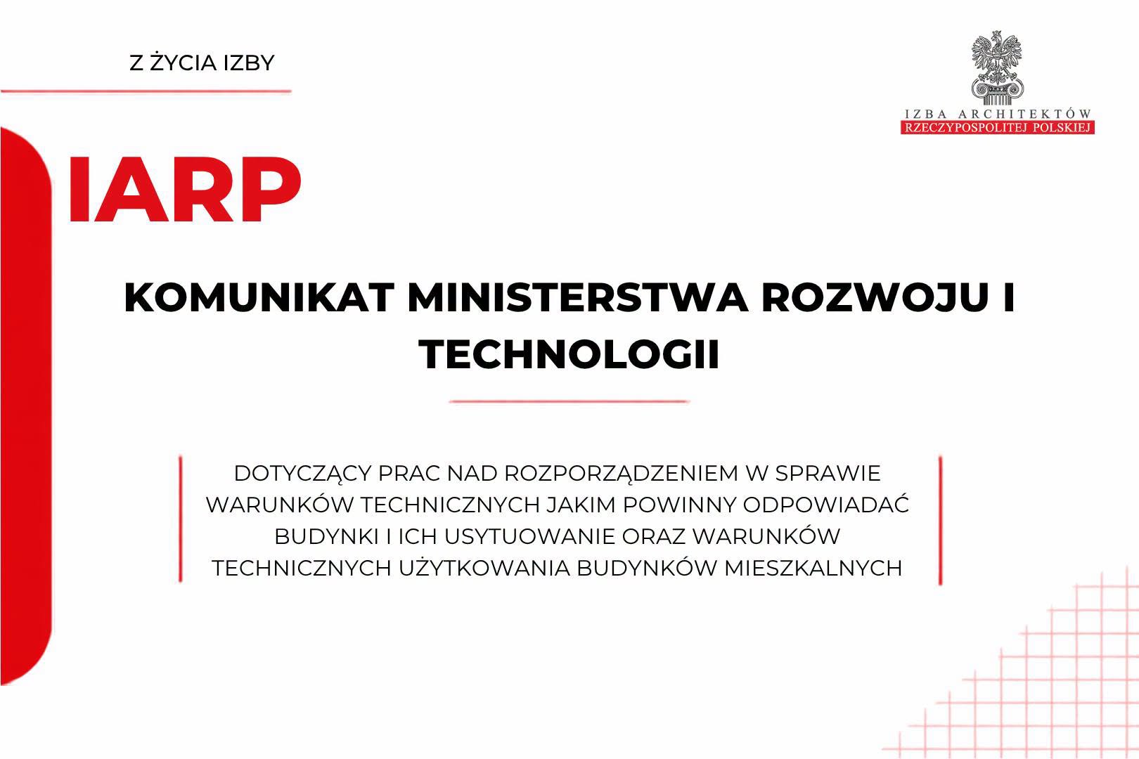 komunikat_ministerstwa_rozwoju_i_technologii